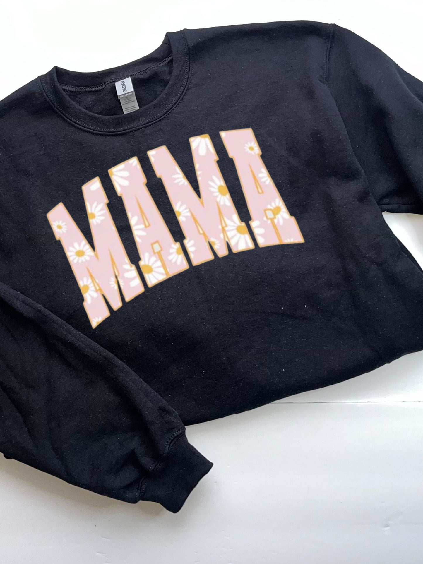 Pink Daisy Mama Crewneck