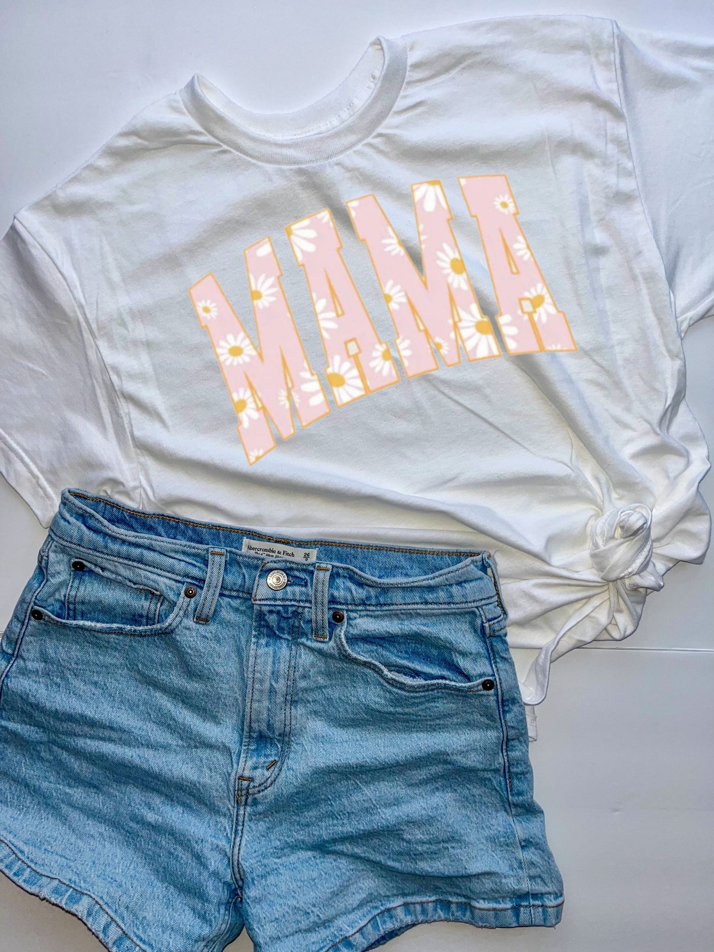 Pink Daisy Mama Tee