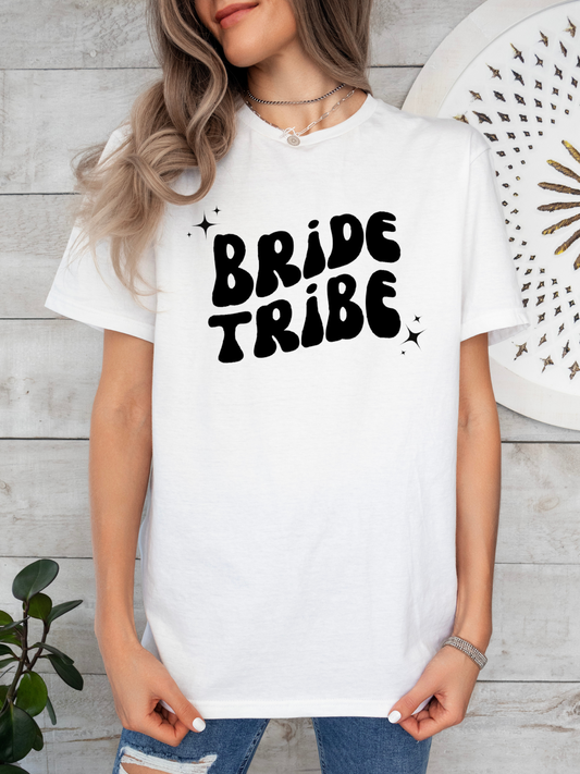 Bride Tribe Retro T-Shirt: Bachelorette Party Ready