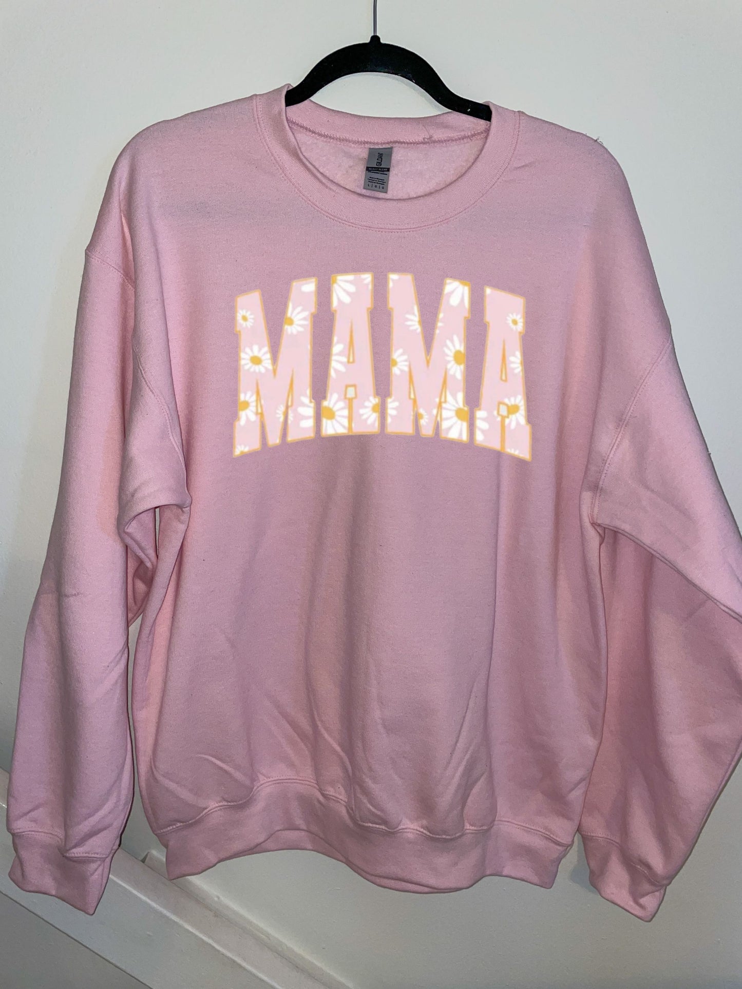 Pink Daisy Mama Crewneck