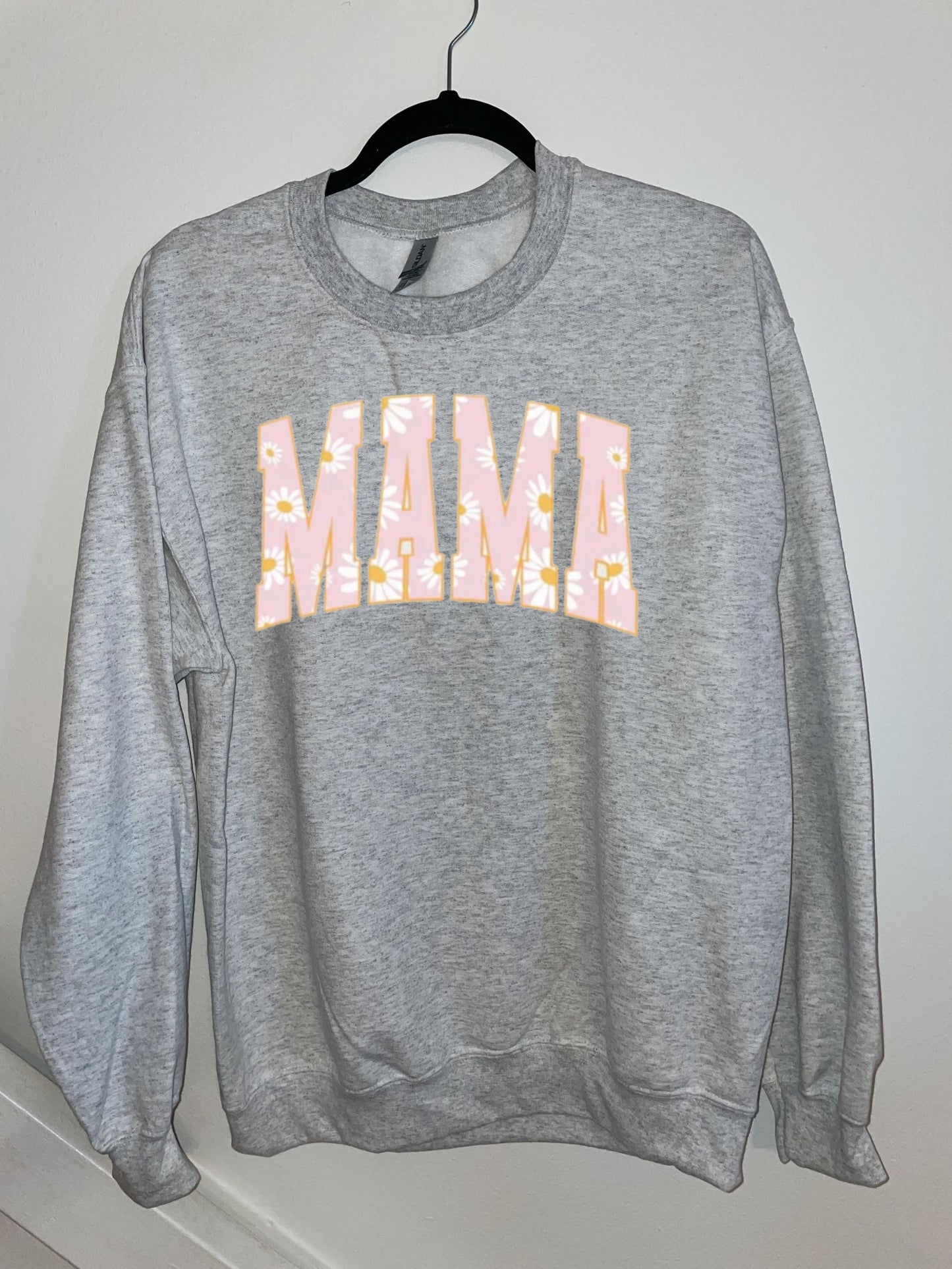 Pink Daisy Mama Crewneck