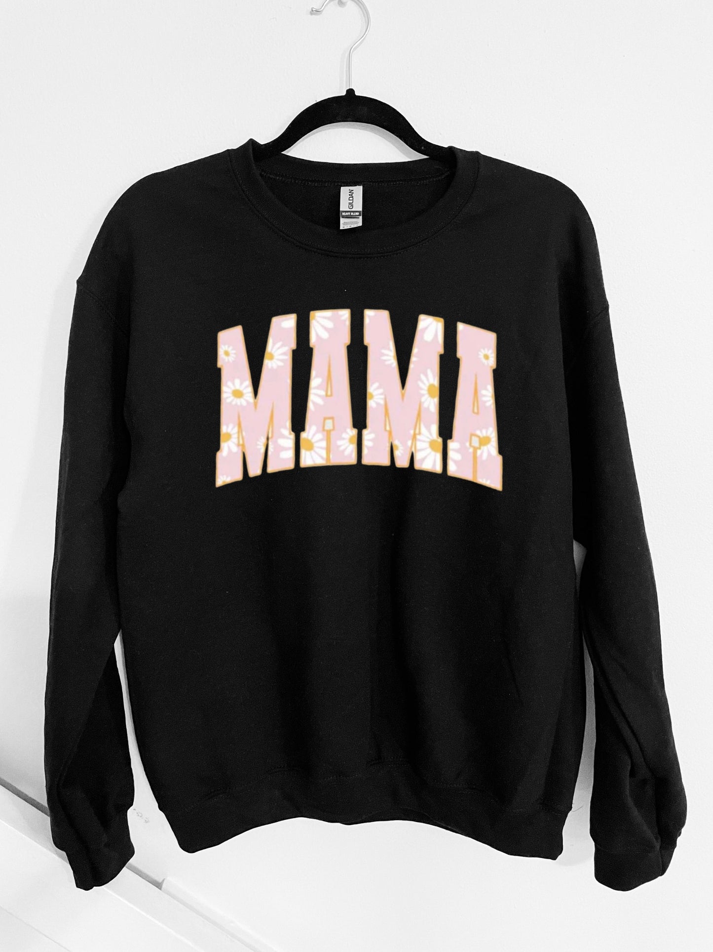 Pink Daisy Mama Crewneck