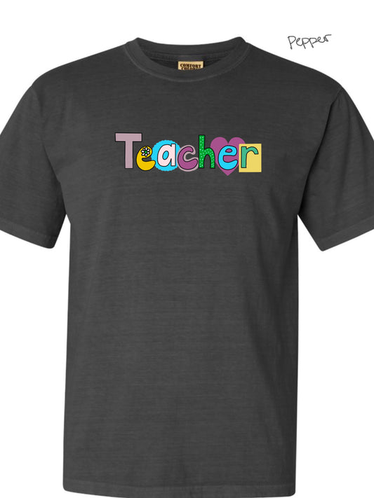 Handdrawn Teacher Tee