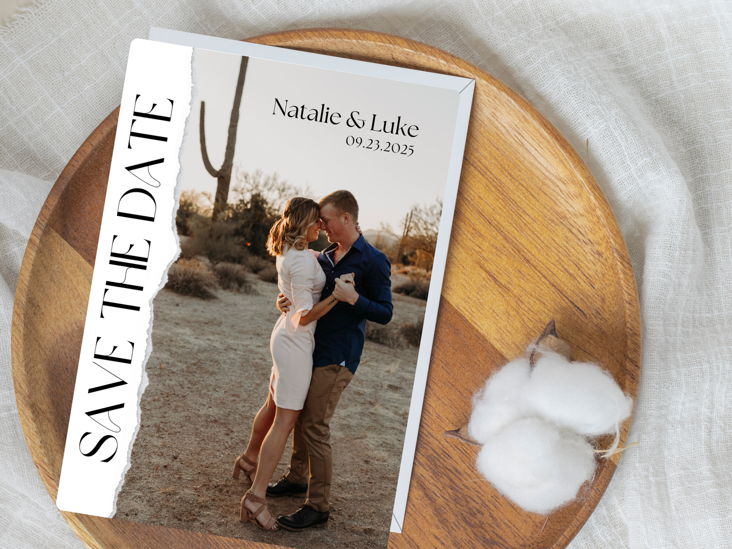Time for Love - Save the Date Digital Template